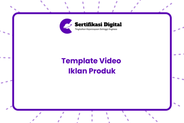 template video iklan produk