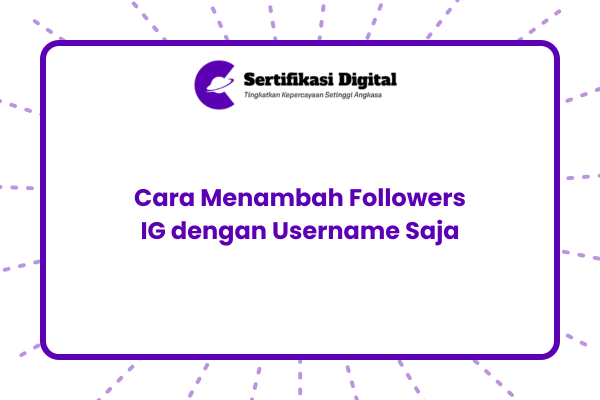 Cara Menambah Followers IG dengan Username Saja
