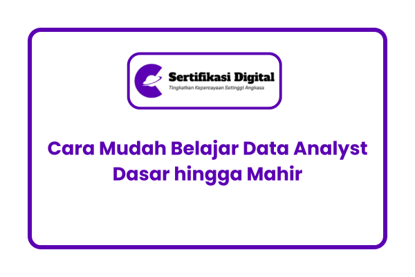 Cara Mudah Belajar Data Analyst Dasar hingga Mahir